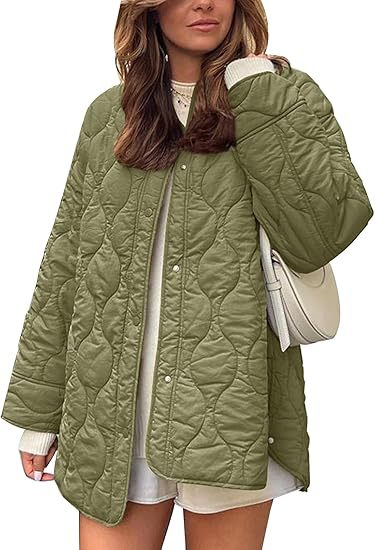 Loose-Fit Street Style Polyester Coat with Cotton Lining – Solid Colors, view 6