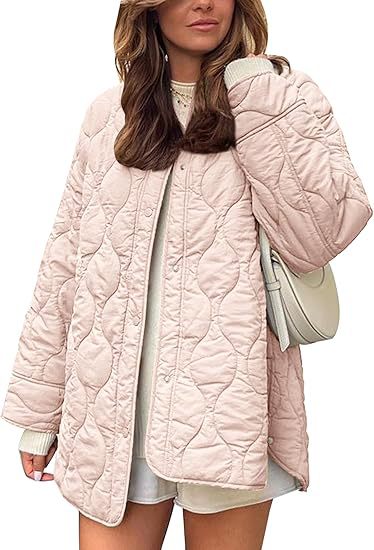 Loose-Fit Street Style Polyester Coat with Cotton Lining – Solid Colors, view 7