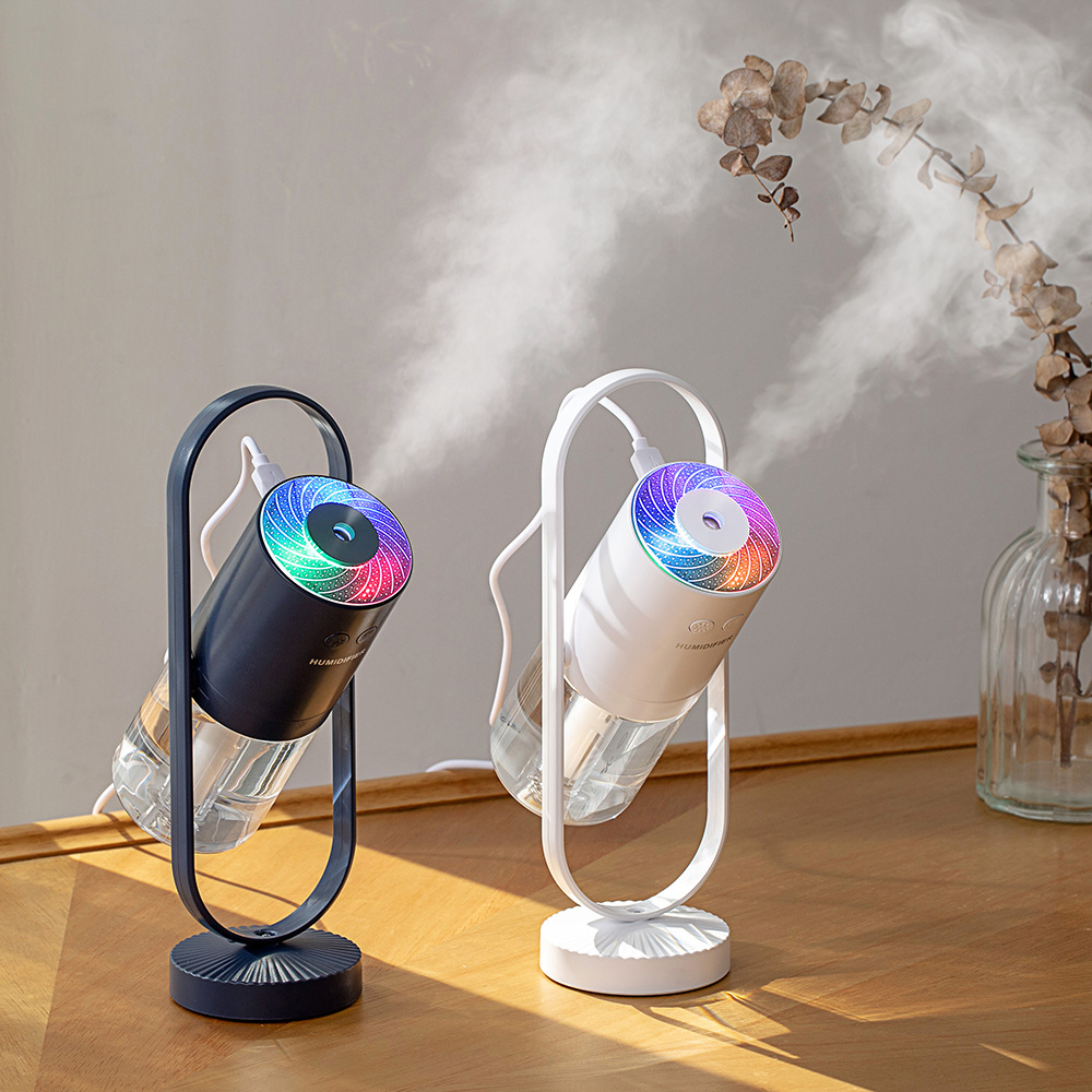 Sets/Detached USB Portable Humidifier – 200 ml Ultrasonic Mist, Night Light, Car & Desk Use - Cotton Swab, view 3