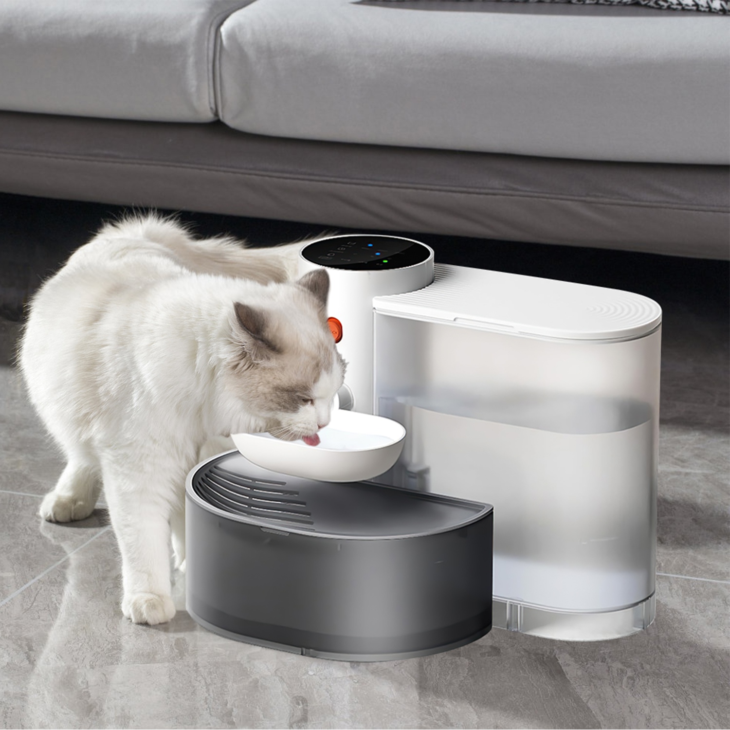 Smart Pet Water Fountain 3L Cordless Rechargeable Automatic Refilling, view 4
