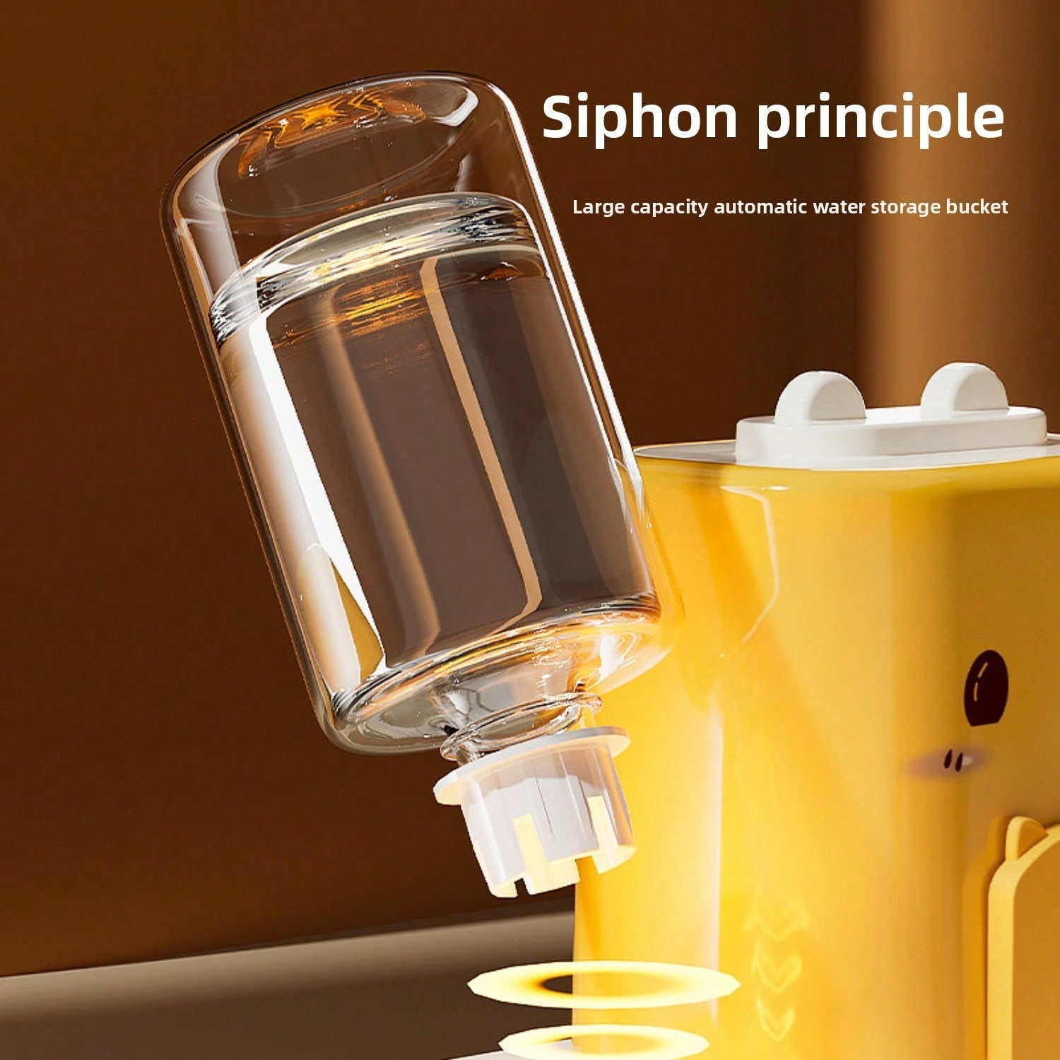 Automatic Pet Feeder & Water Dispenser – 2300 ml Food, 1000 ml Water, Gravity‑Refill, view 3