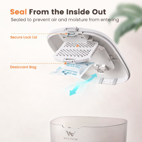 Smart Pet Feeder 3L Automatic Food Dispenser for Cats & Dogs – Wi‑Fi App Control, 10‑Day Capacity, Battery Backup, view 3