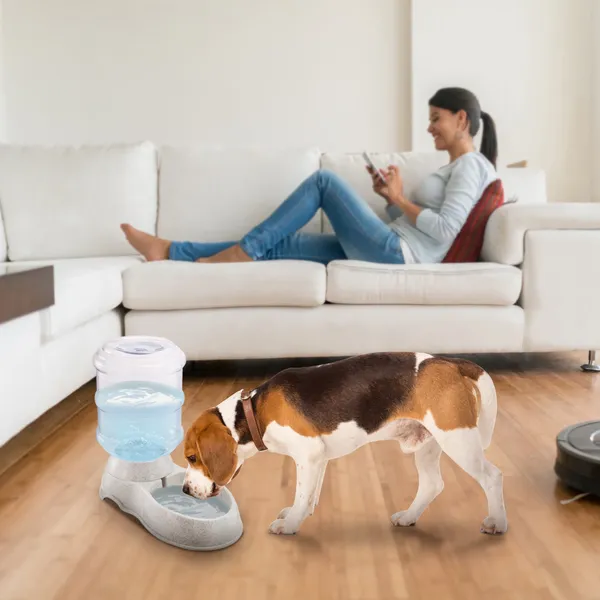 3.5L Gravity Pet Water Dispenser Large Capacity Self‑Refill, view 2