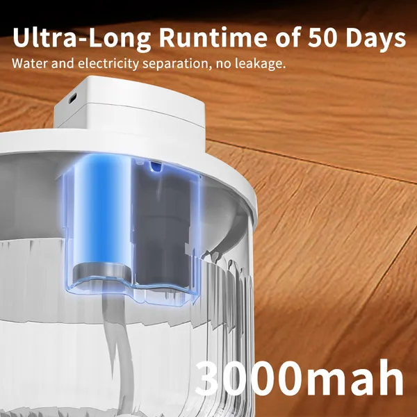 Large Capacity Automatic Pet Water Fountain – Quiet Pump, No Daily Refills, view 2