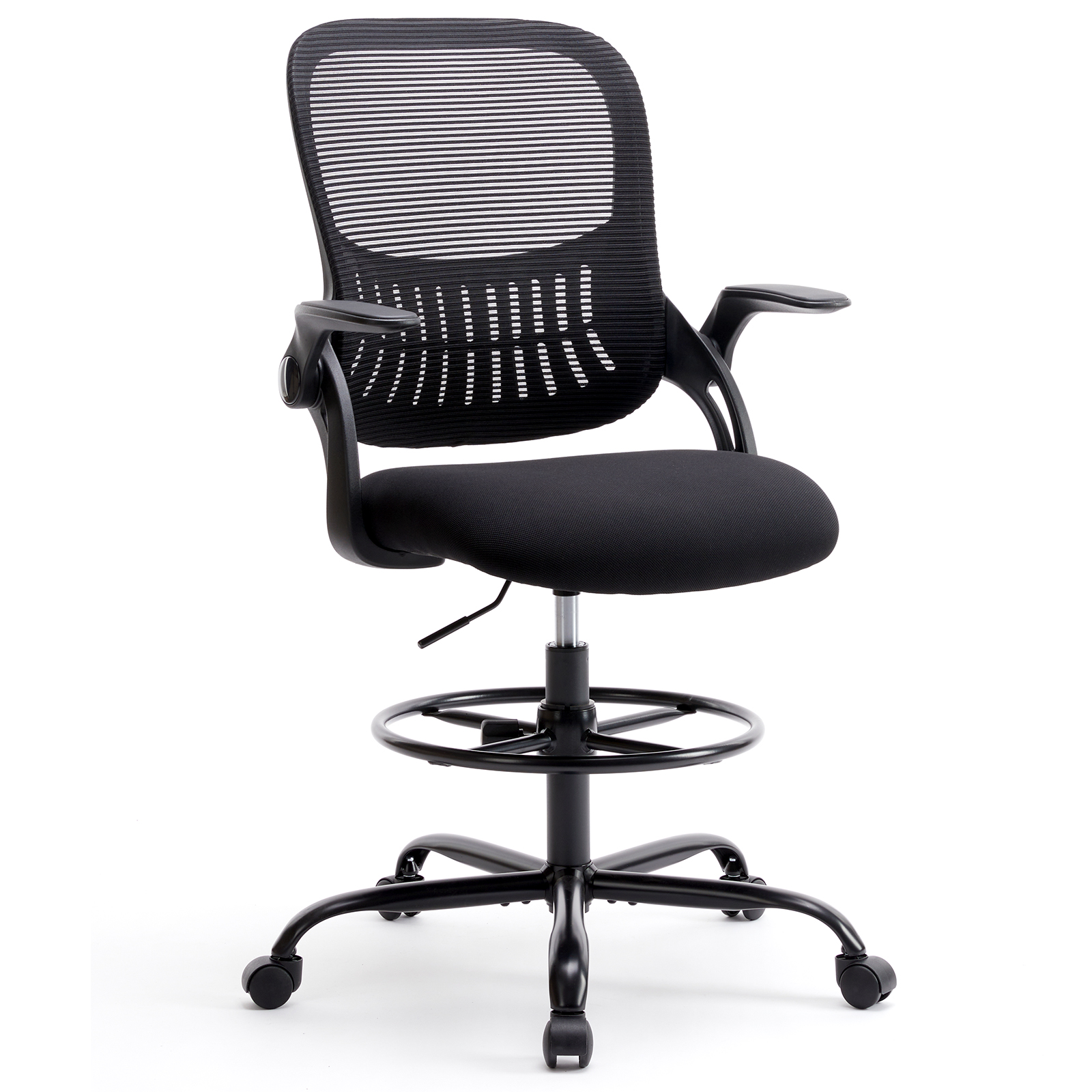 High Back Office Chair – Fixed or Adjustable Armrests/Handrail, view 7