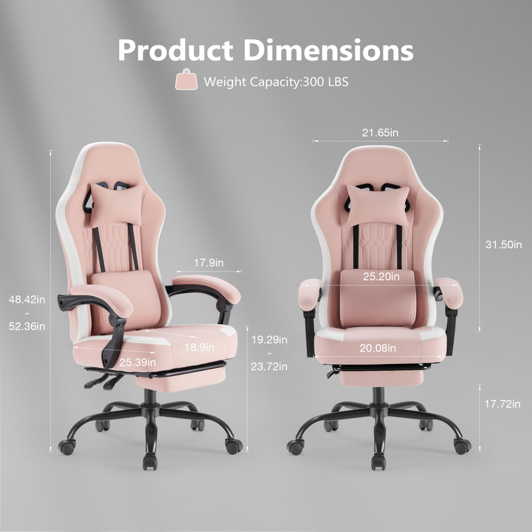 Sofa‑Level Comfort Gaming Chair with Pocket‑Spring Seat and Wing‑Back Support, view 5