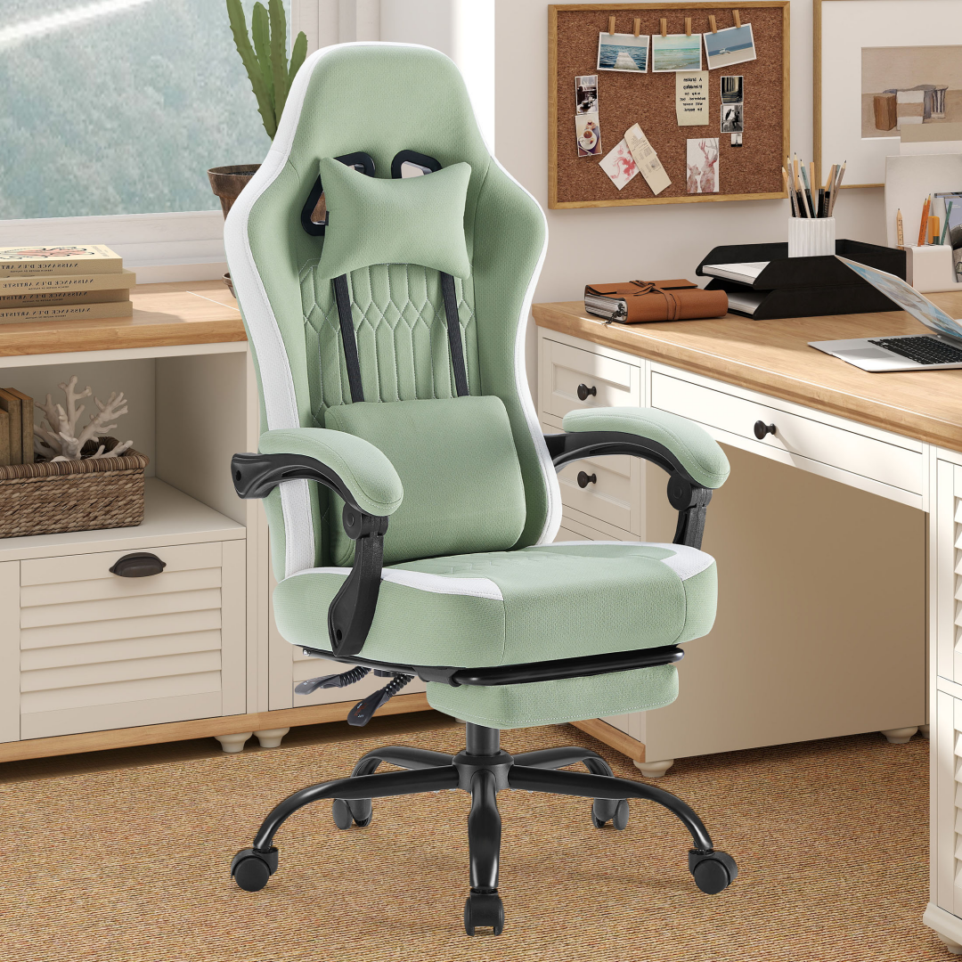 Sofa‑Level Comfort Gaming Chair with Pocket‑Spring Seat and Wing‑Back Support, view 7