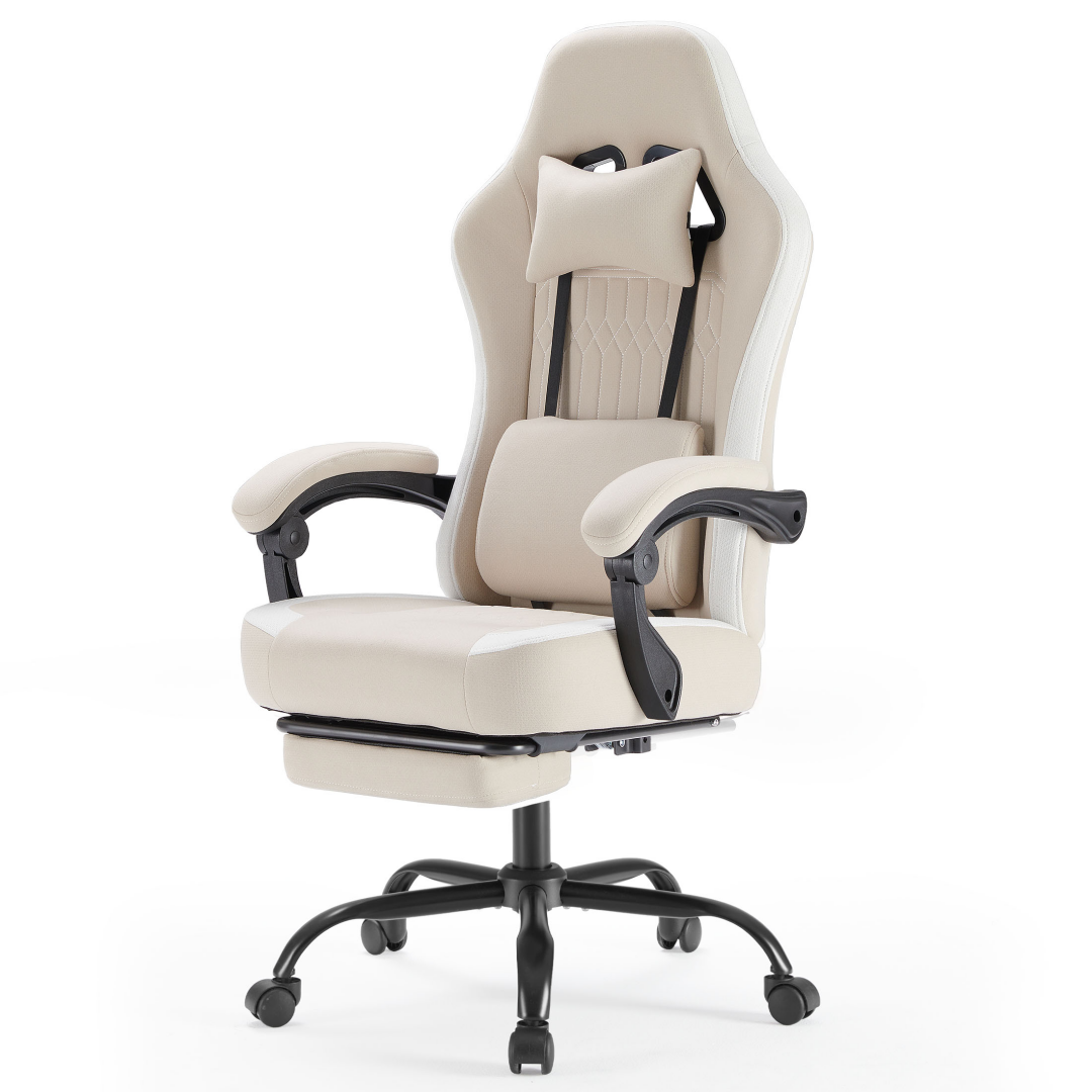 Sofa‑Level Comfort Gaming Chair with Pocket‑Spring Seat and Wing‑Back Support, view 8