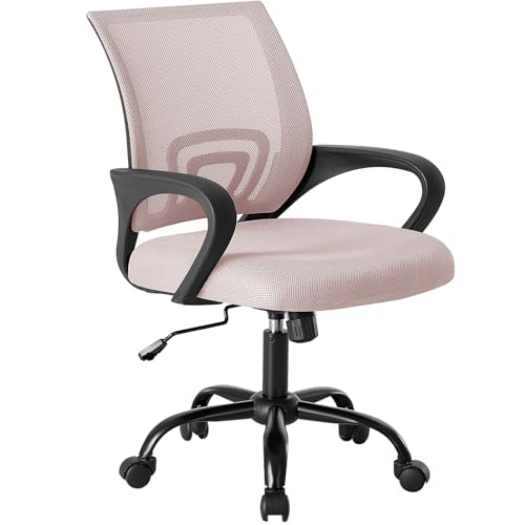 Waist‑Support Mesh  Chair with Tilt Recline, Height Adjust and Built‑In Storage - Home, Office, view 2