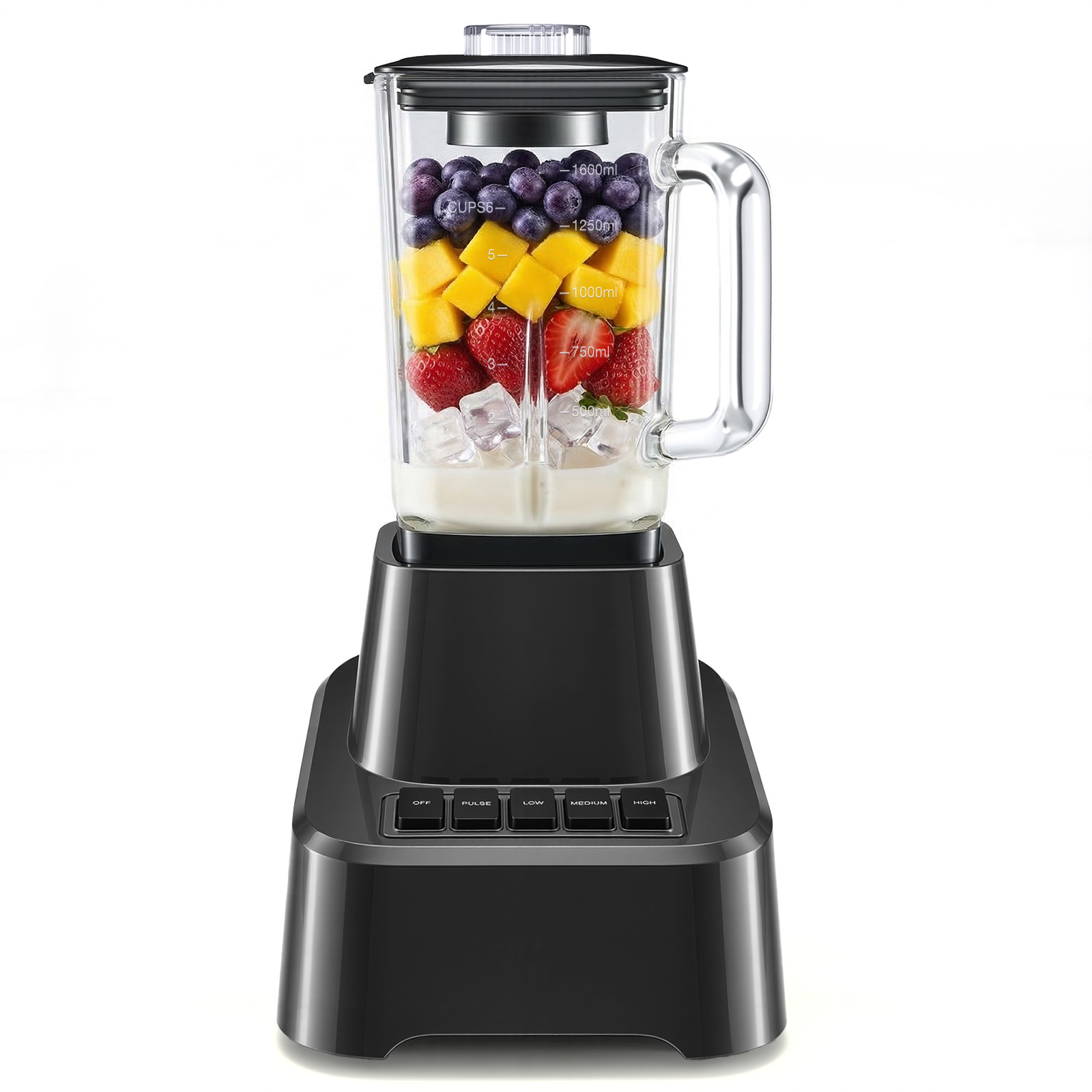 54‑Ounce Glass Ice Cream Blender – Full‑Size Capacity for Family‑Size Frozen Treats, view 6
