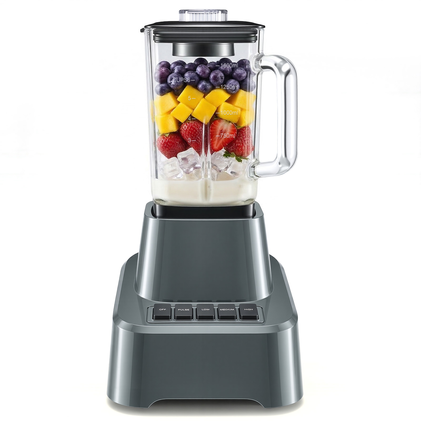54‑Ounce Glass Ice Cream Blender – Full‑Size Capacity for Family‑Size Frozen Treats, view 7