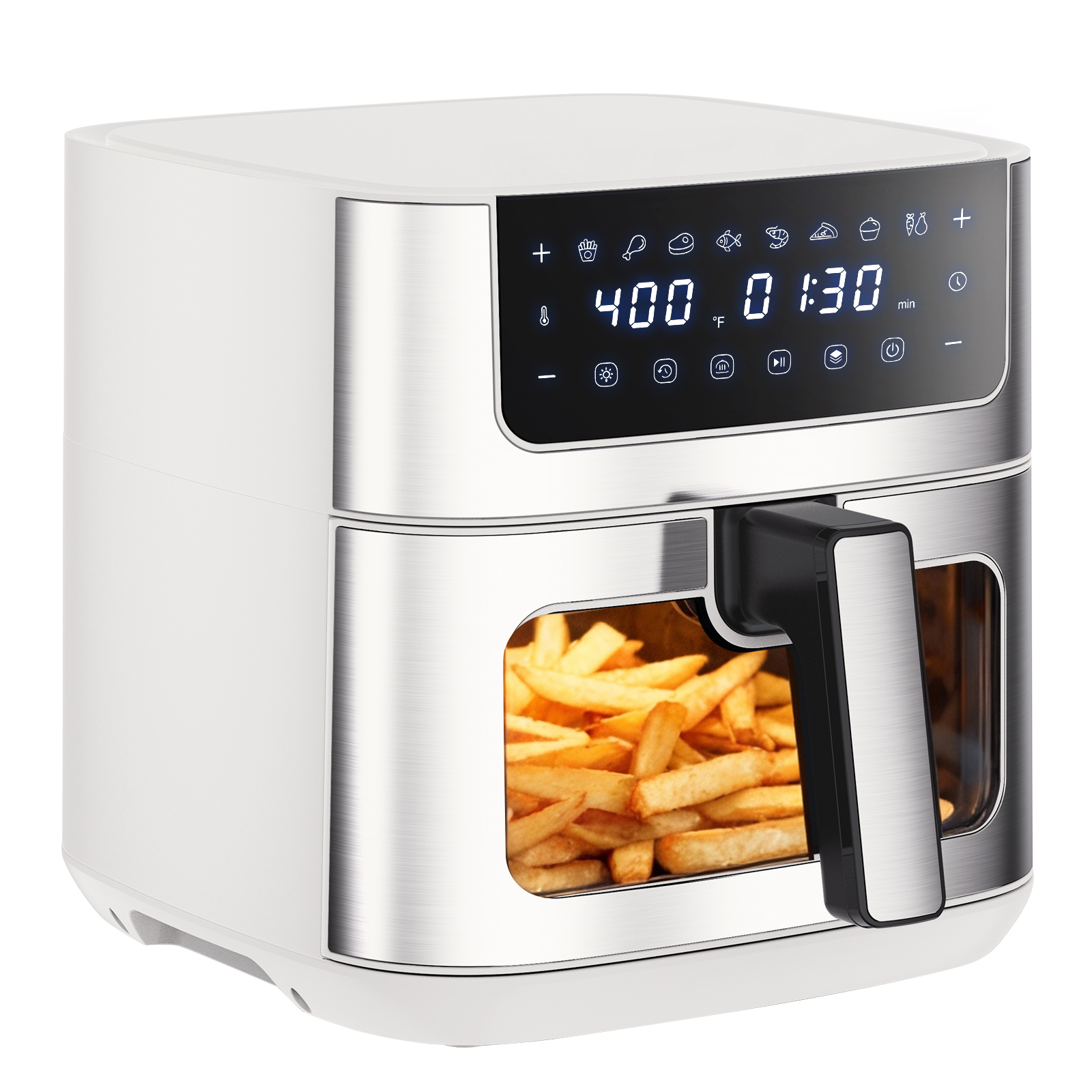 6.34 Litre Oil-free Air Fryer, With Window Design, 8 Food Cooking Modes, And Equipped With A 90-minute Timer