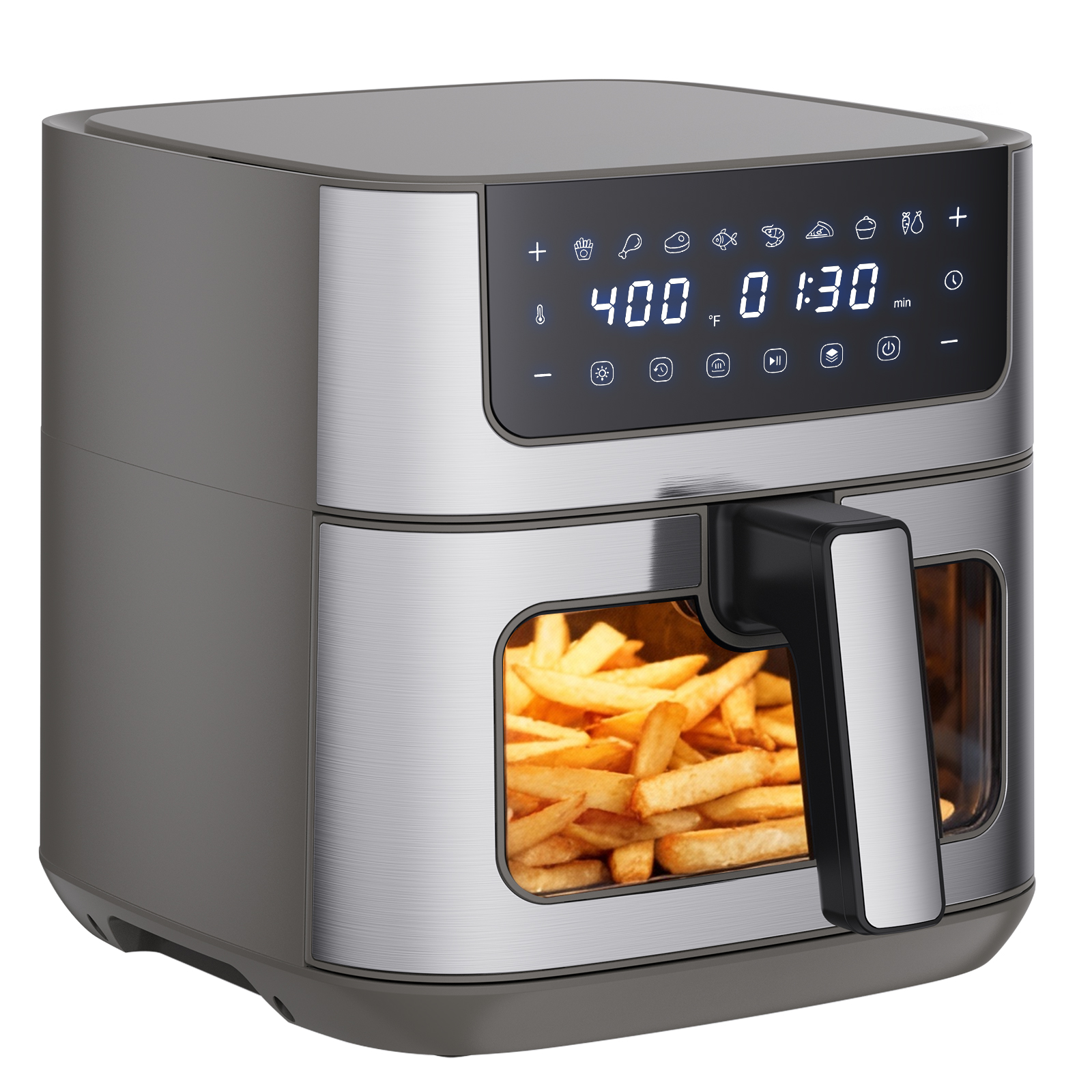 6.34L Air Fryer With Viewing Window, 8 Presets & 90-Minute Timer, view 4