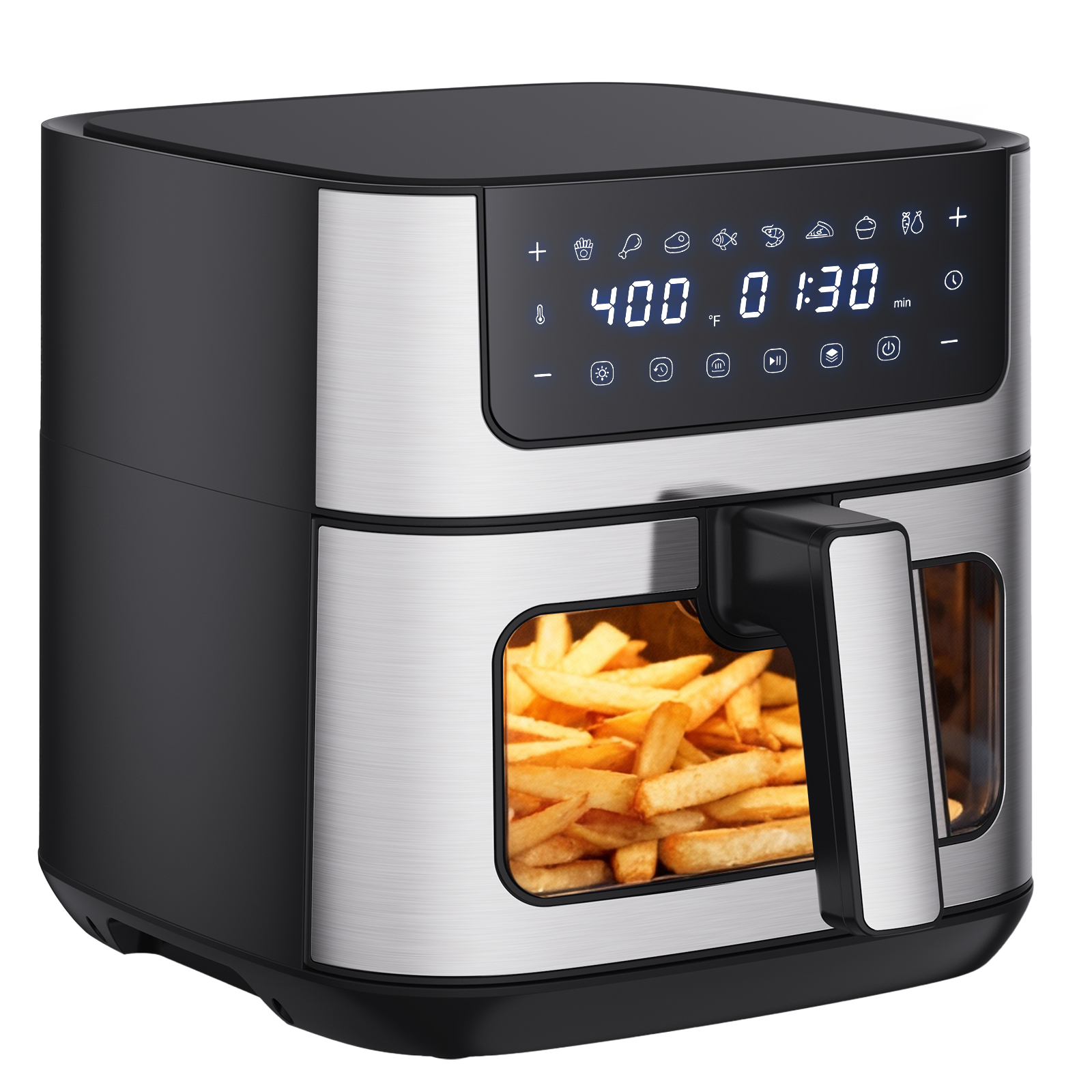 6.34L Air Fryer With Viewing Window, 8 Presets & 90-Minute Timer, view 5