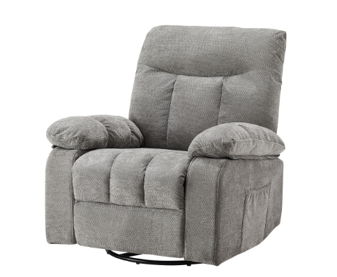 Rotating Massage Recliner Chair With Vibration, Heating & 380‑Lb Capacity, view 3