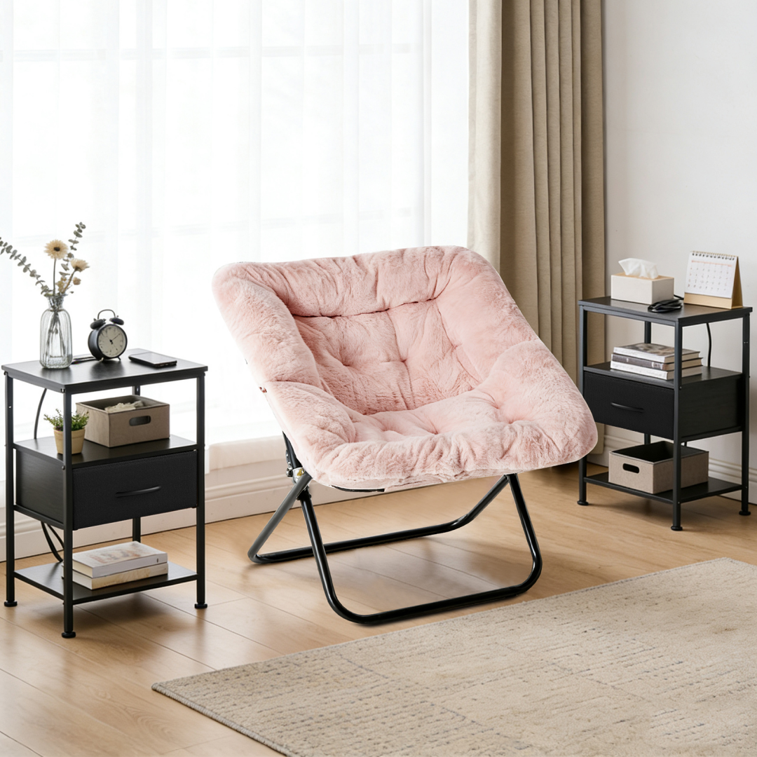 Bedside Table with Built‑In USB, AC & Type‑C Ports, Adjustable Drawers, view 3