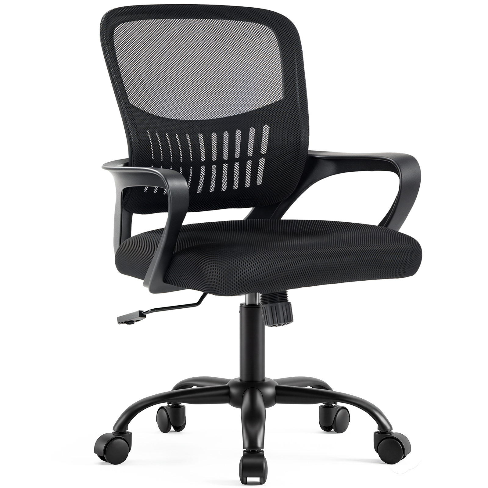 Ergonomic Office Chair with Height Adjustment, 360° Swivel, Recline, Footrest, view 3