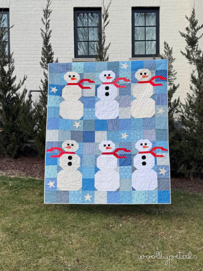 Do You Want to Sew a Snowman Quilt