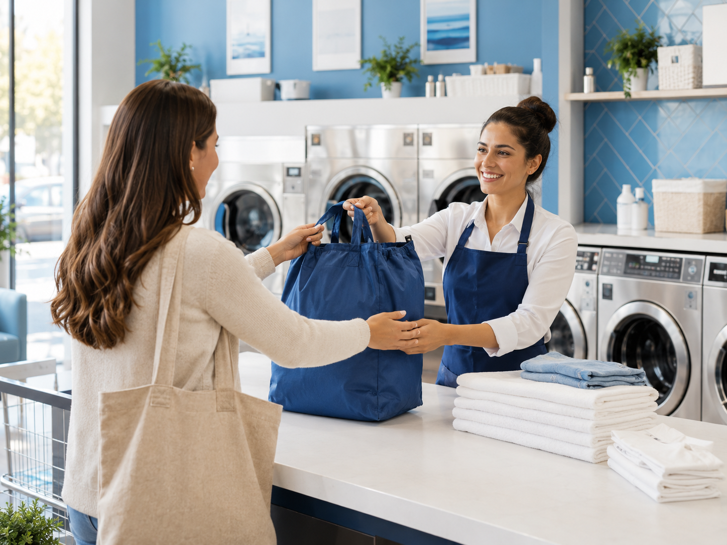 Camisas planchadas y listas para entregar