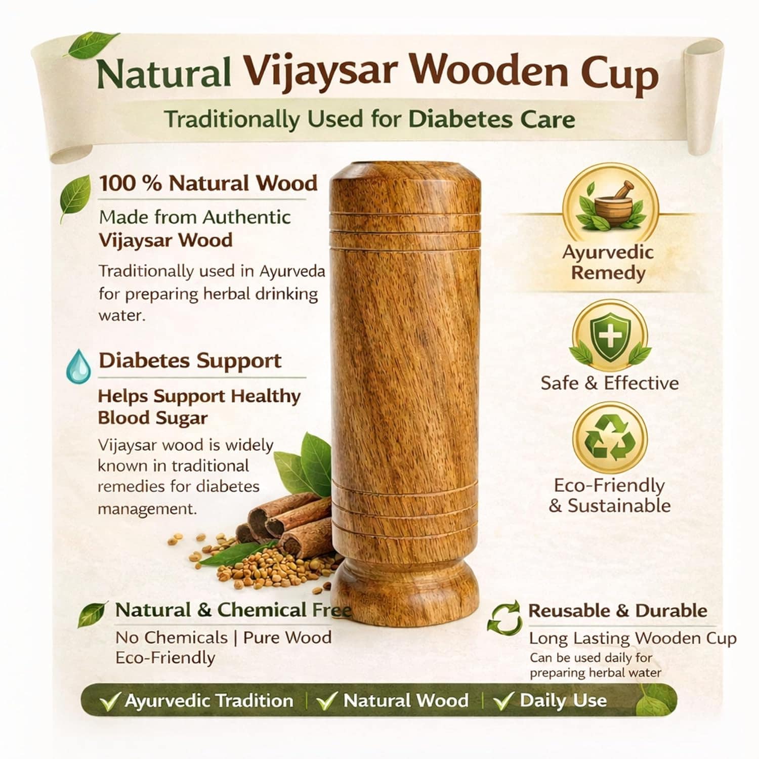 Vijaysar Wooden Glass Benefits: What Ayurveda Says