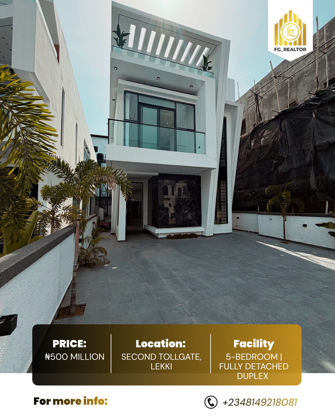 5-Bedroom Fully Detached Duplex