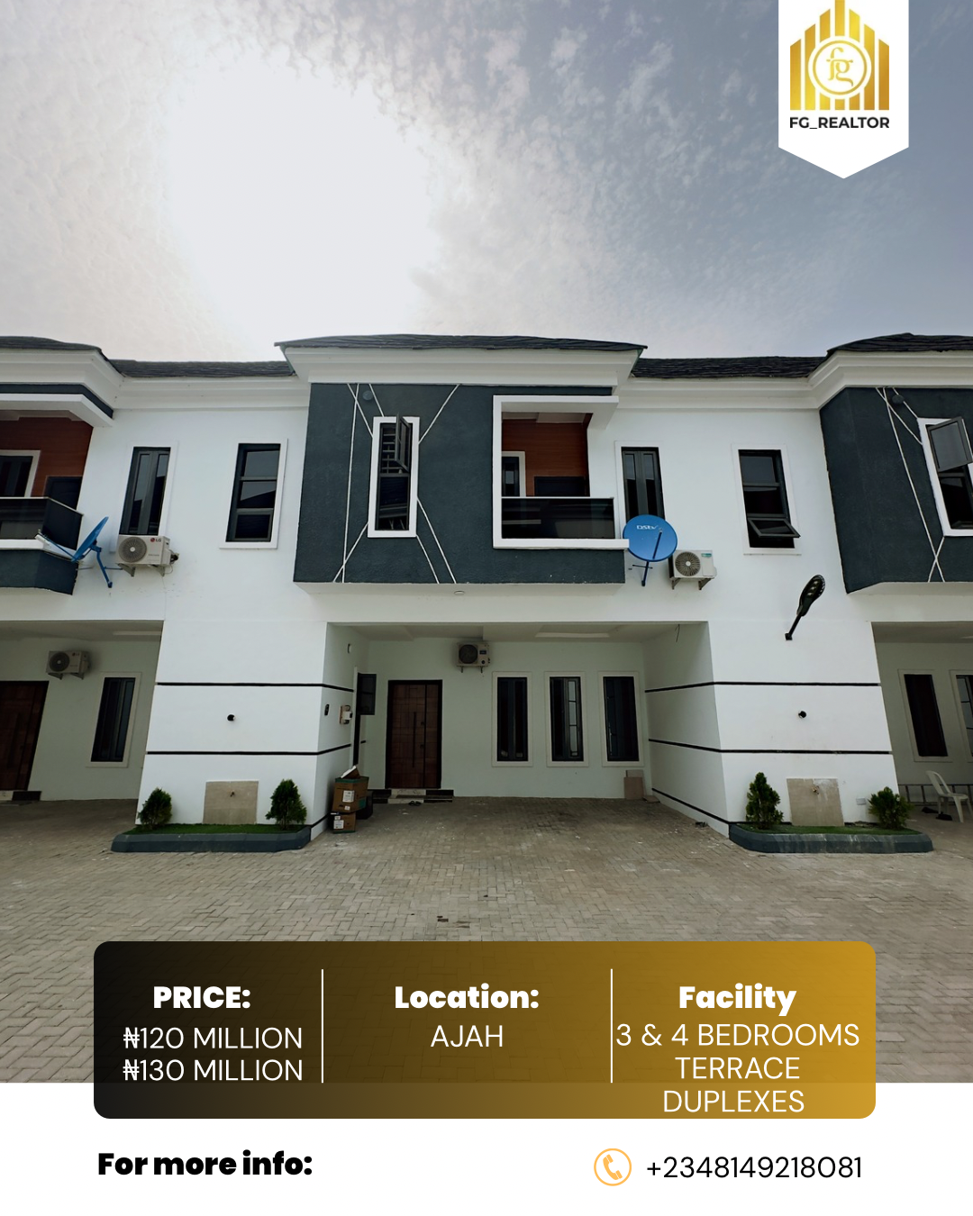 3-Bedroom Terrace Duplex