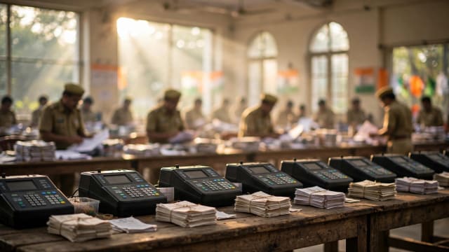 उपचुनाव नतीजे: बंगाल-असम में BJP, तमिलनाडु में TVK आगे