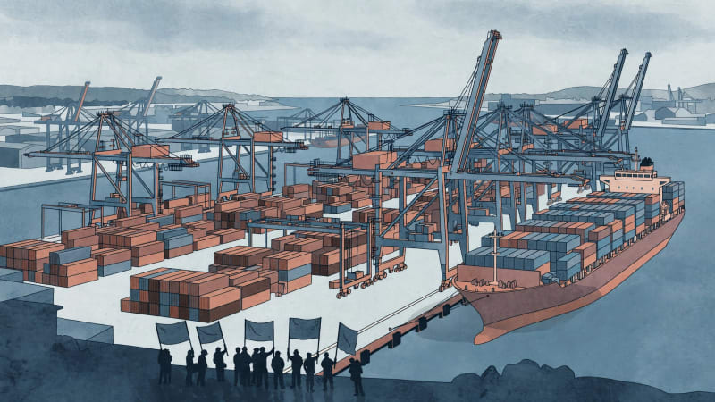 Dockworkers Strike at 113 Ports Over Arms and War Deaths