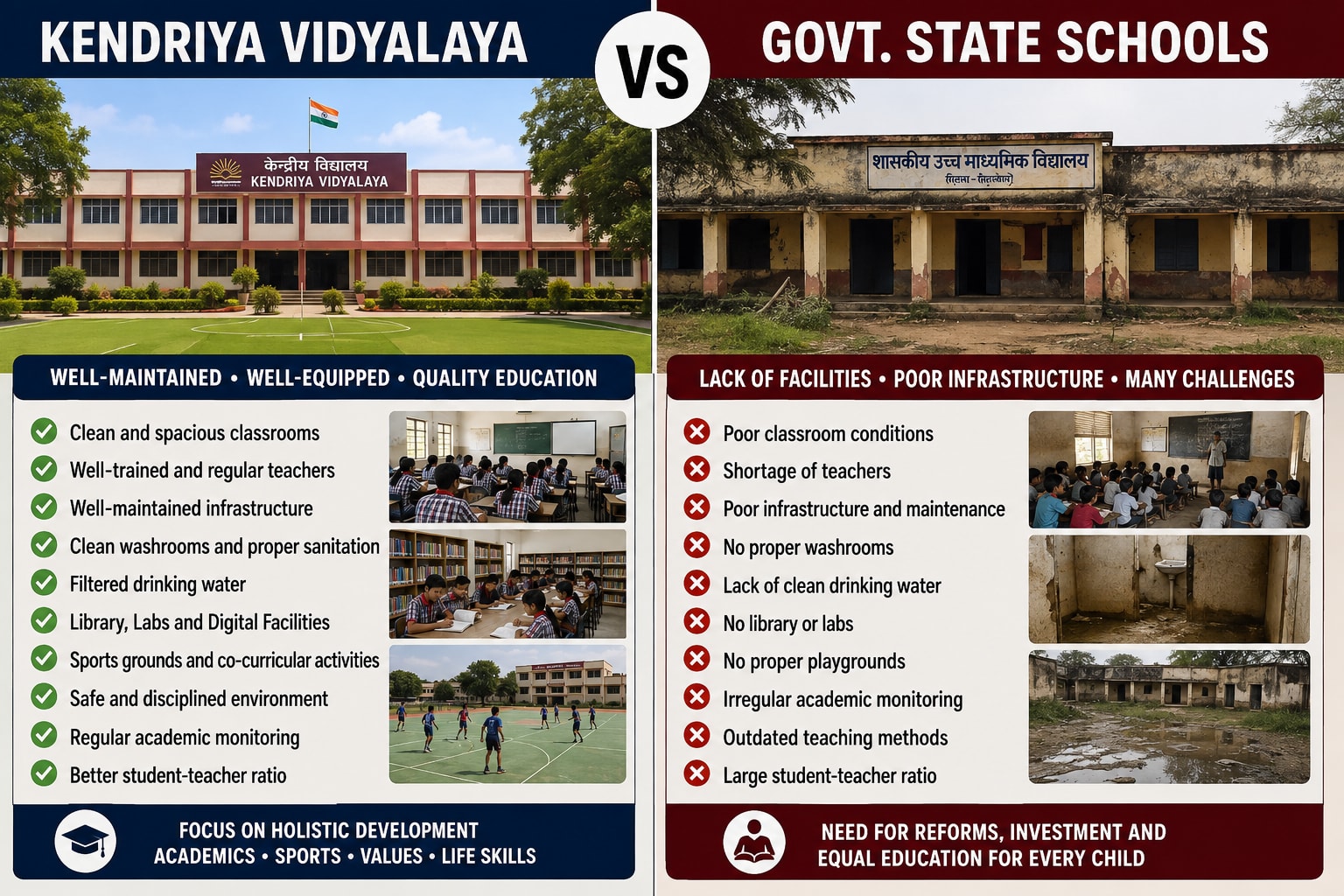 Why Is There Such a Huge Gap Between Government Schools in India?