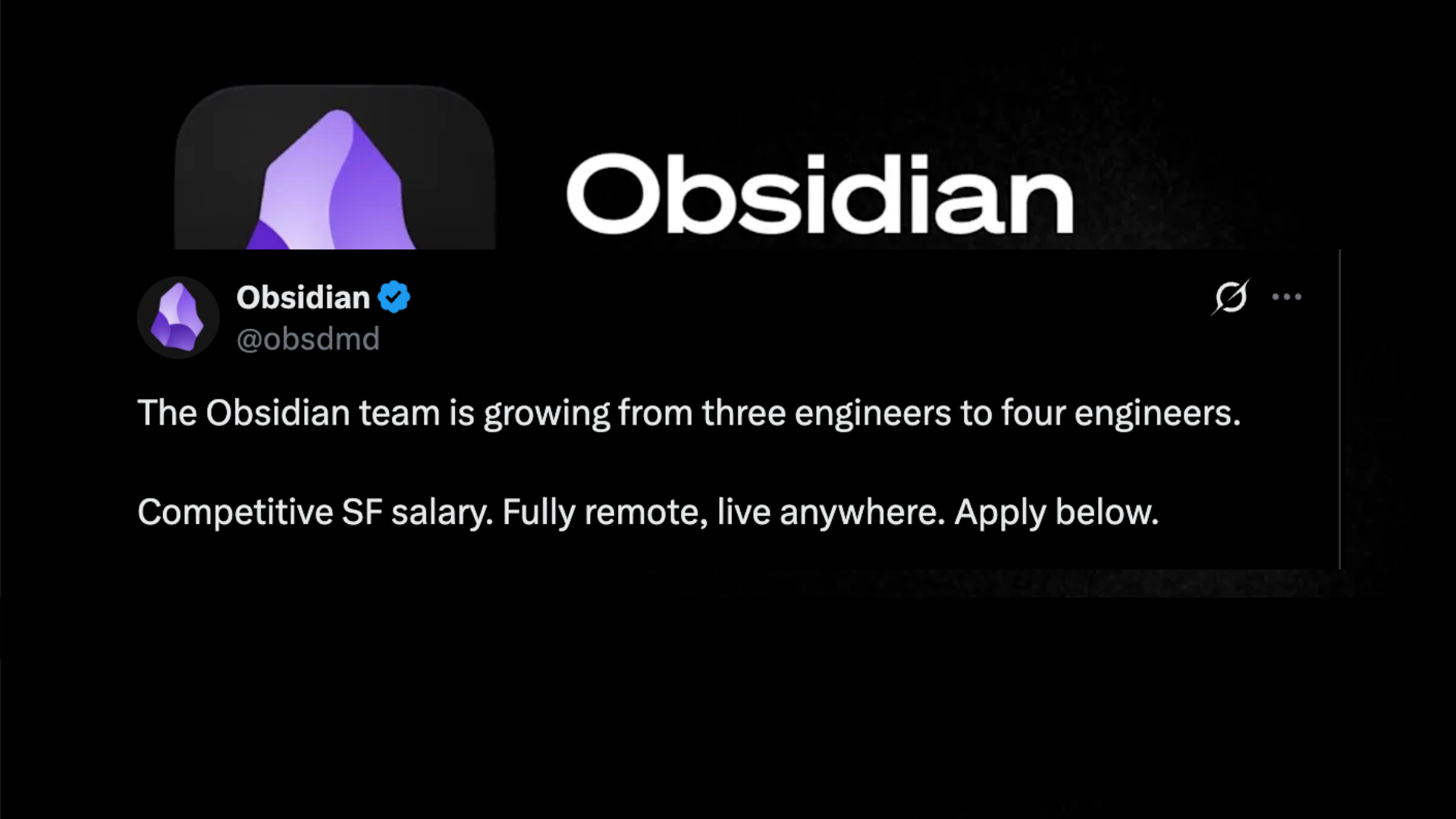 How Obsidian Built a $350M App With Just 3 Engineers