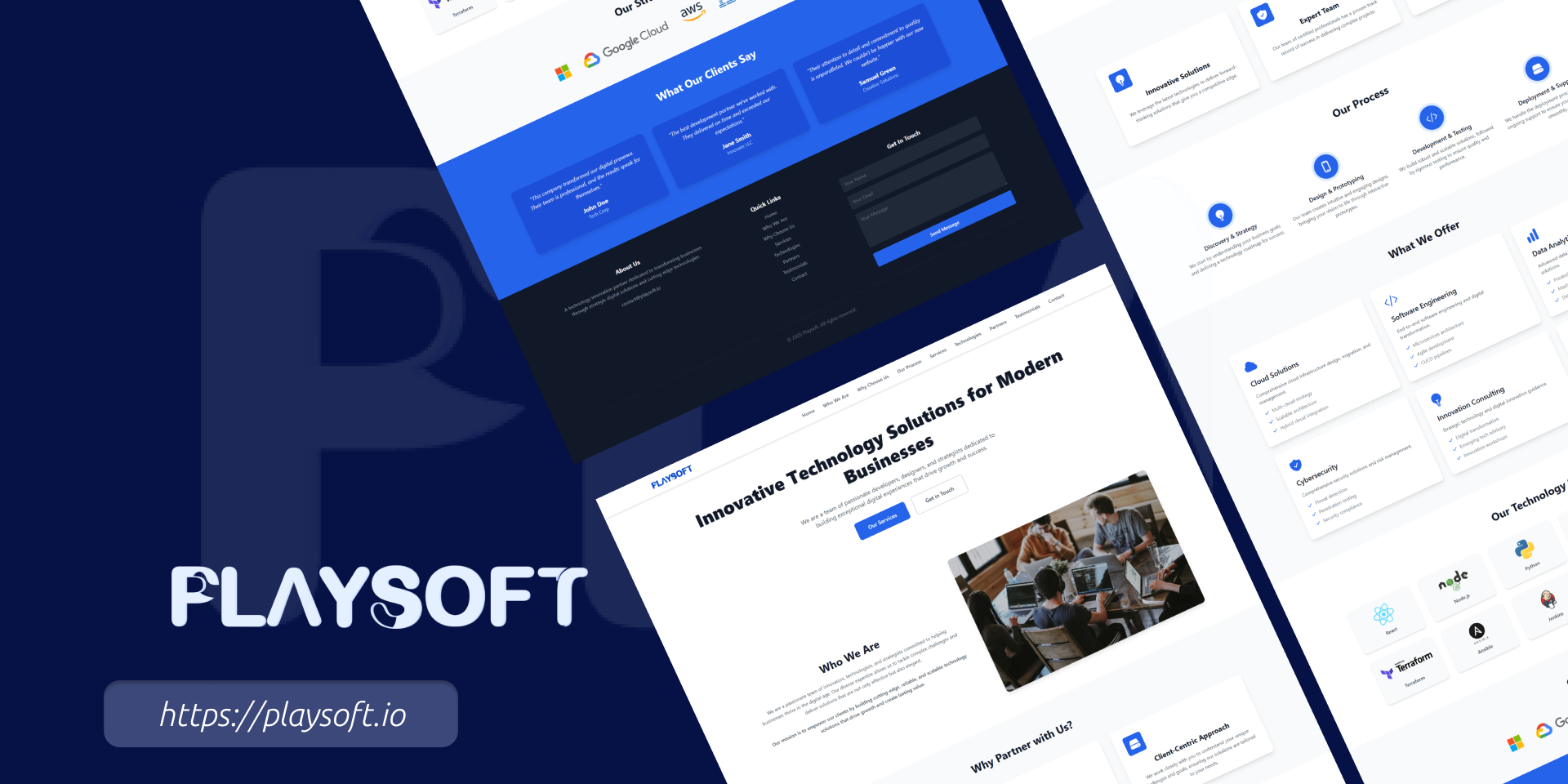 PlaySoft - Your partner in digital innovation and intelligent transformation.