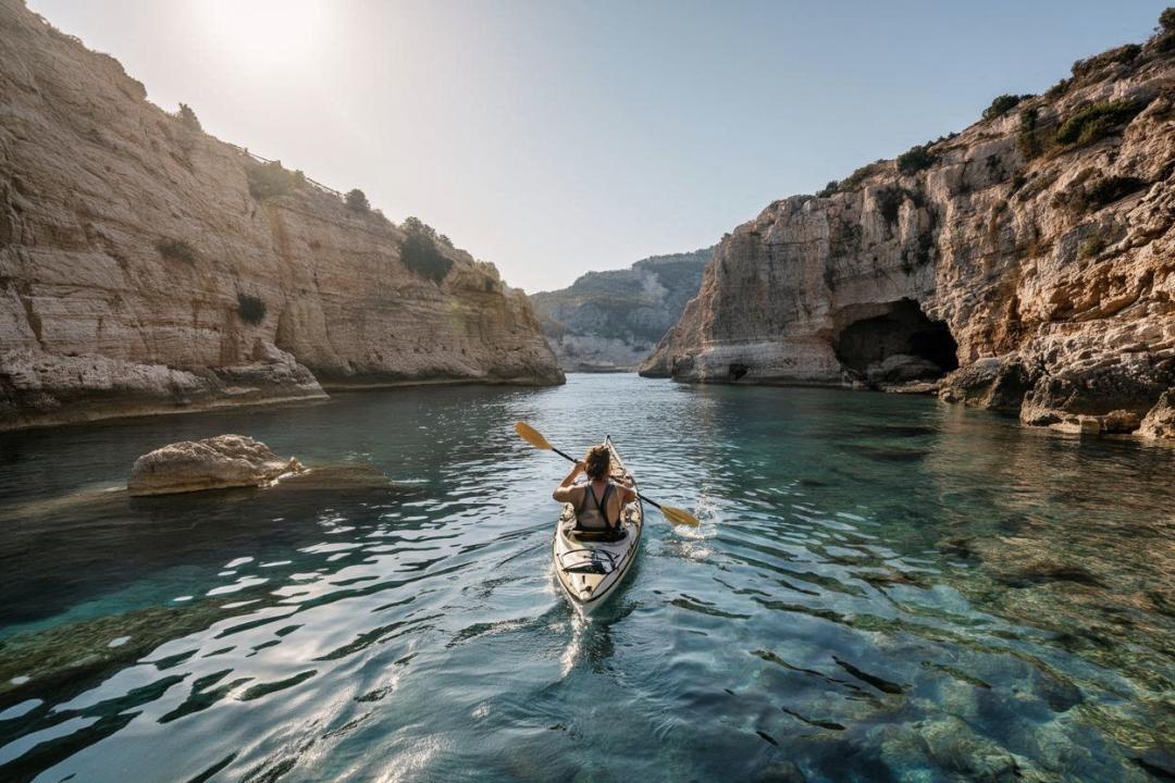 Kayaking & Island Exploration at Karaburun Peninsula