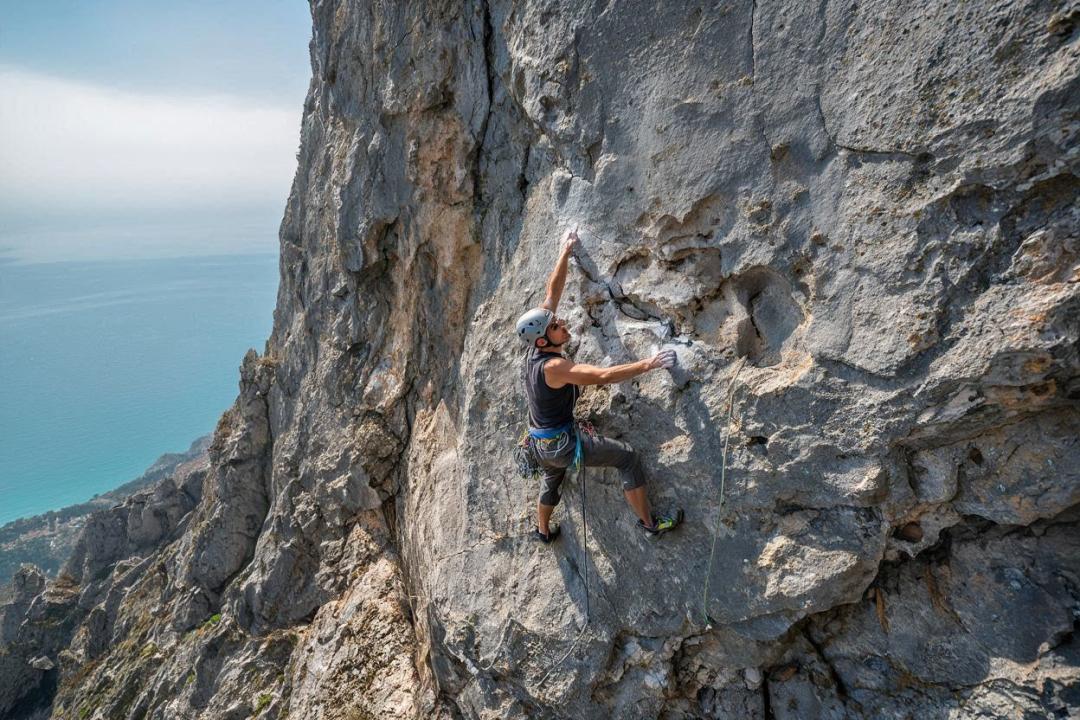 Climbing at Llogara Pass