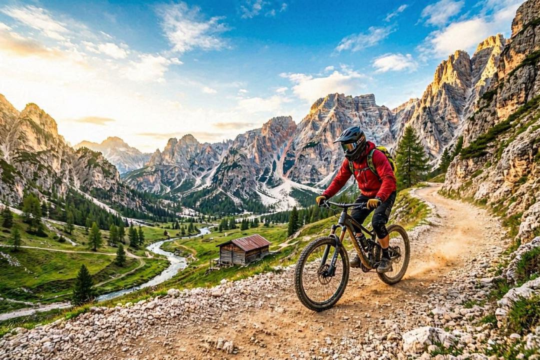 Mountain Biking in Dolomites