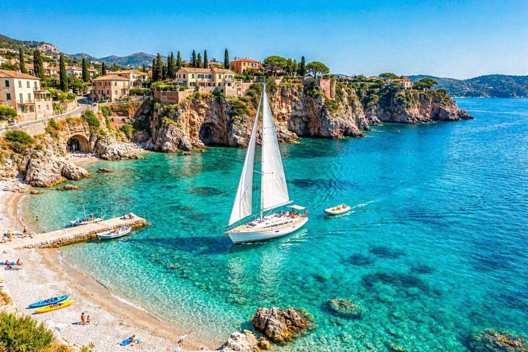 Sailing in the Tyrrhenian Sea