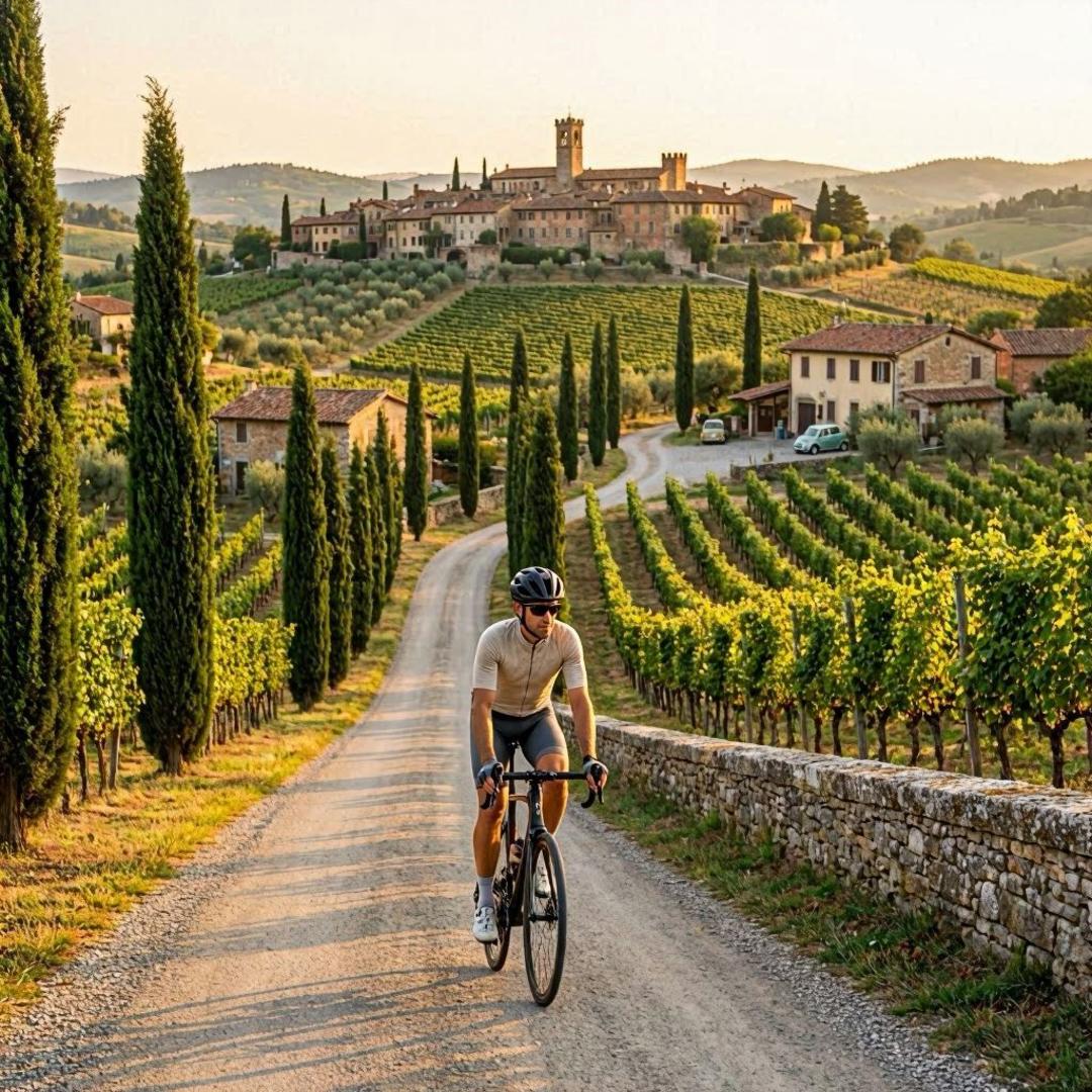 Cycling Through Tuscany