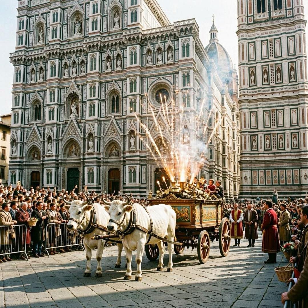 Florence's Scoppio del Carro (Easter)