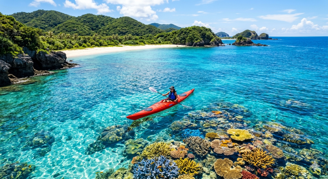 Kayaking in Okinawa