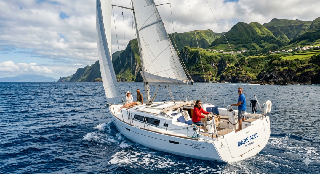 Sailing around the Azores