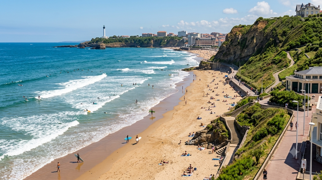 Plage de la Cote des Basques – Biarritz