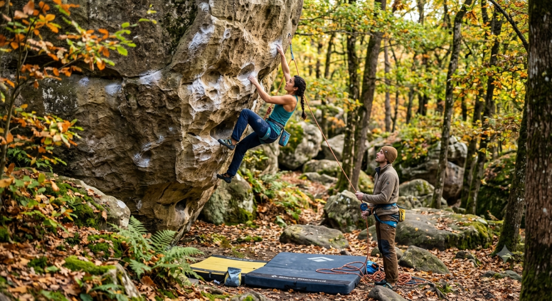 Rock Climbing in Fontainebleau