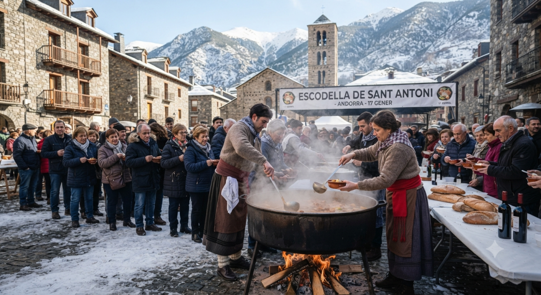 Escudella de Sant Antoni (January Festival)