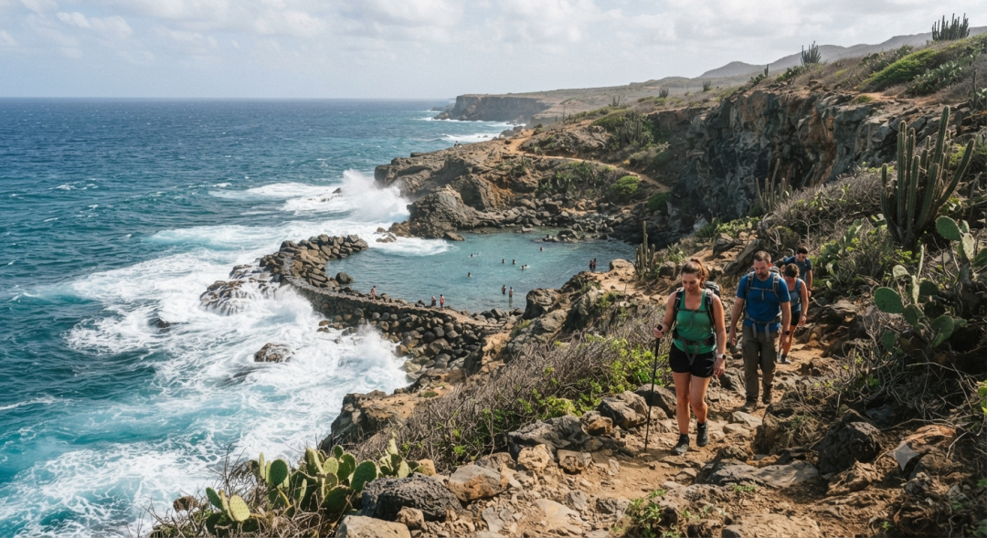 Hiking to the Conchi Natural Pool