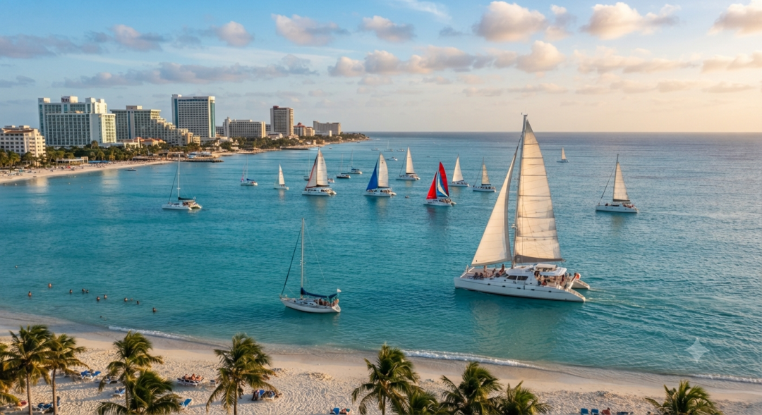 Sailing at Palm Beach