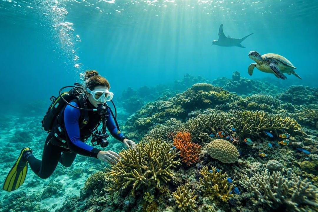 Scuba Diving at Ningaloo Reef