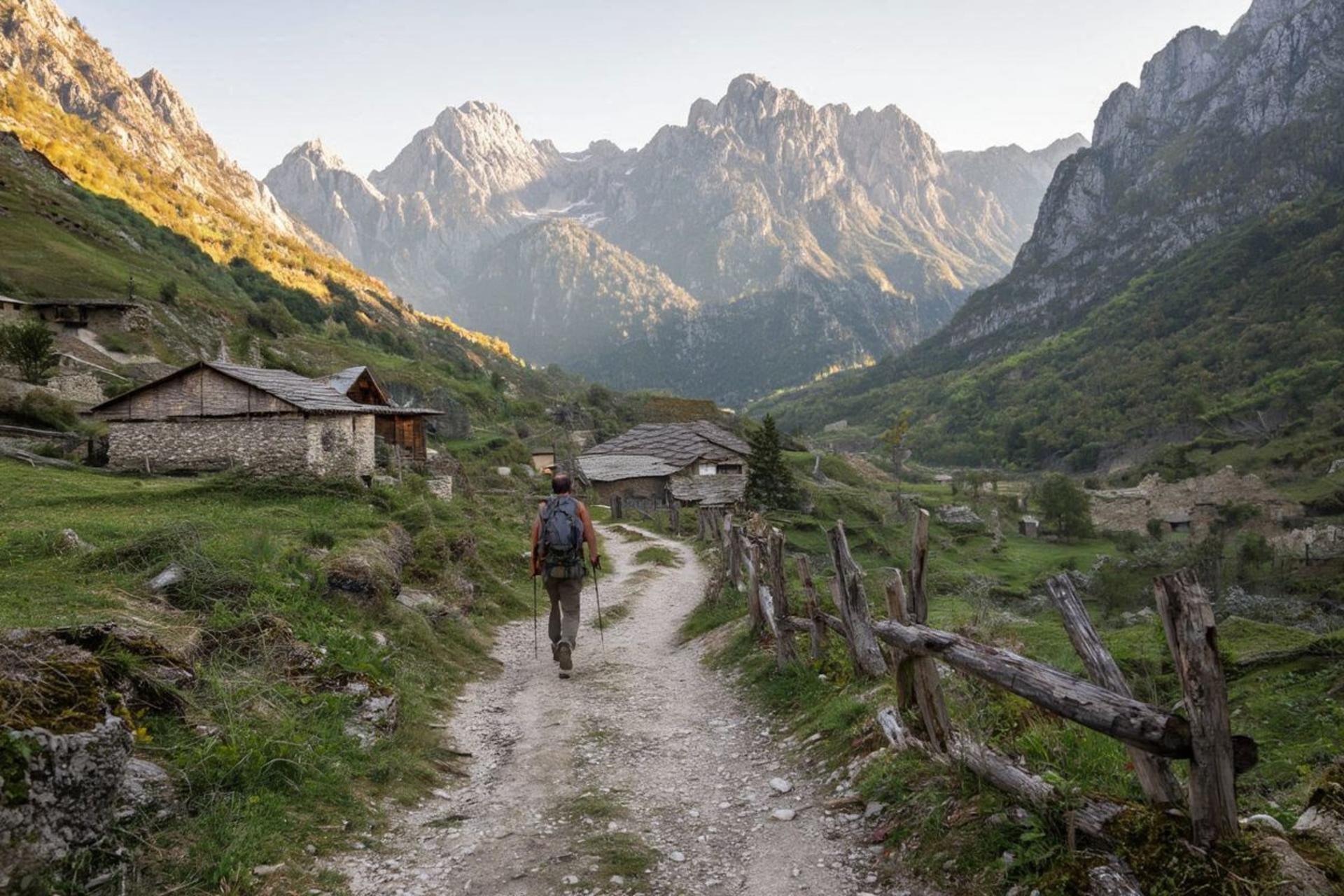 Hiking in Theth