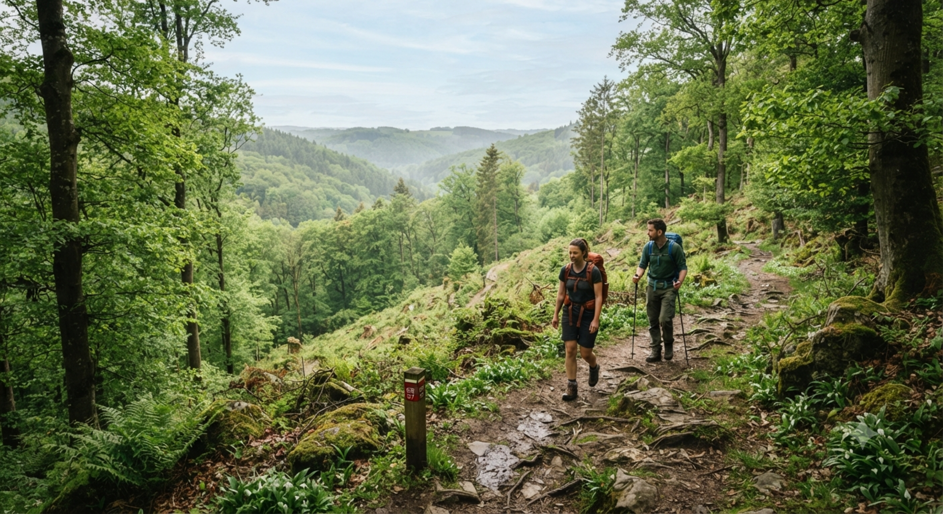 Hiking in the Ardennes