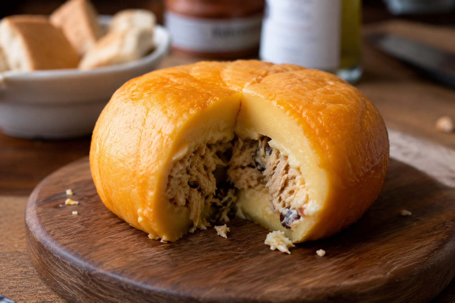 Keshi Yena (Stuffed Cheese)