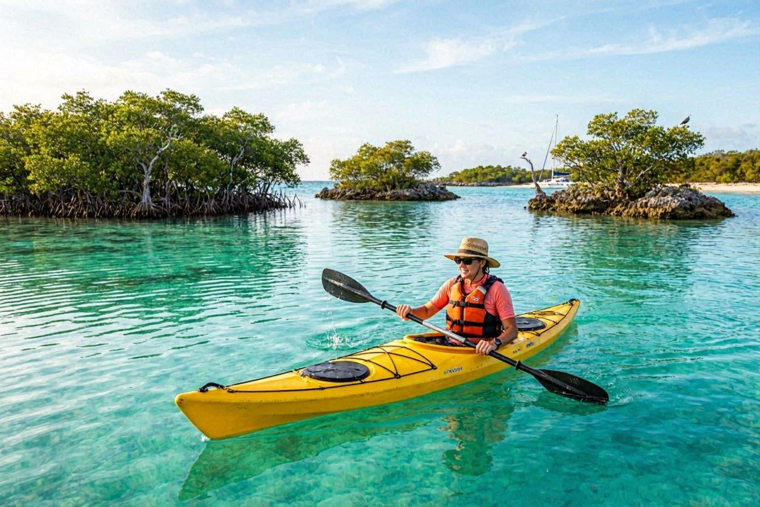 Kayaking in North Sound Marine Park