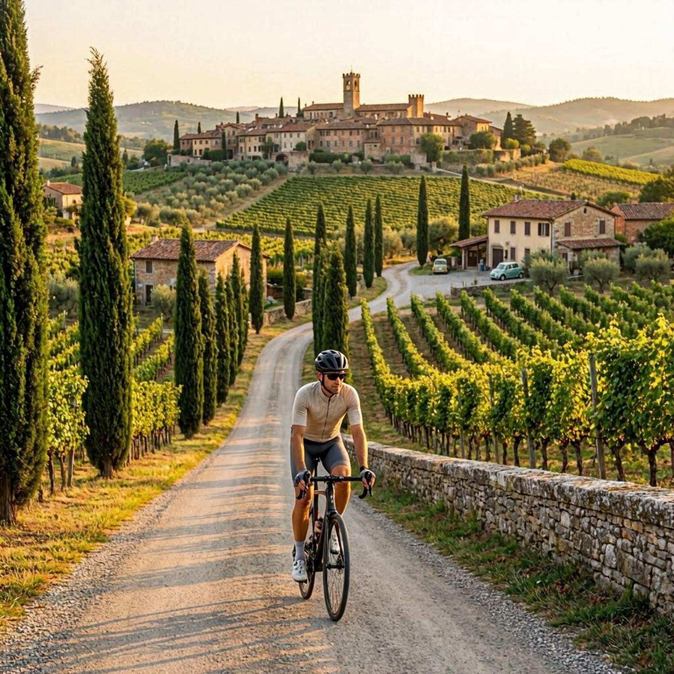 Cycling Through Tuscany